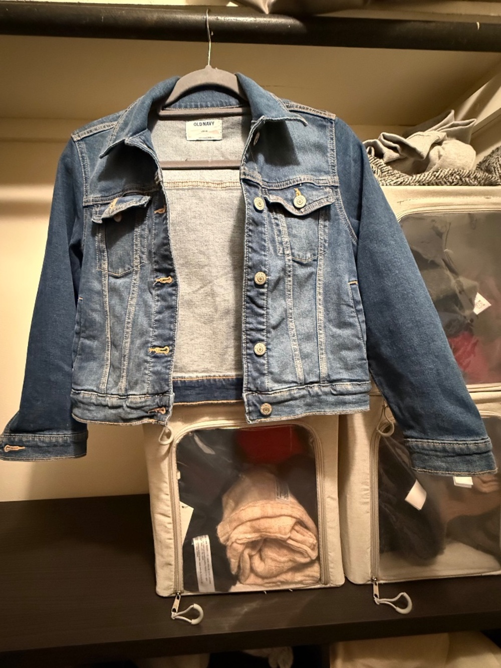 Old Navy Classic Denim Jacket – Kids Size L (10‑12)